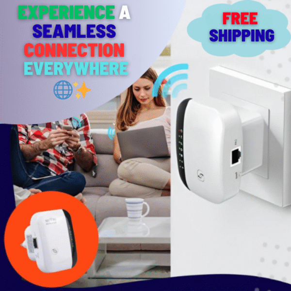 Wireless WiFi Repeater 📶✨: Extend Your Connection with Ease!