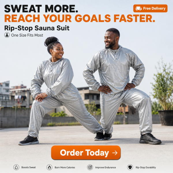 Rip-Stop Sauna Suit🔥 – Sweat More, Burn More & Train in Comfort 💪